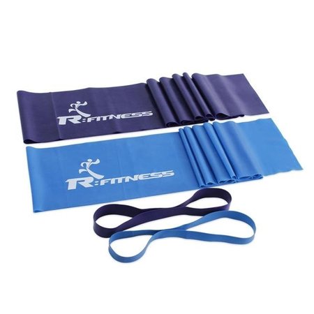 FURINNO Furinno RF1501 Rfitness Professional Training Exercise Fitness Resistance Band - 4 Piece RF1501